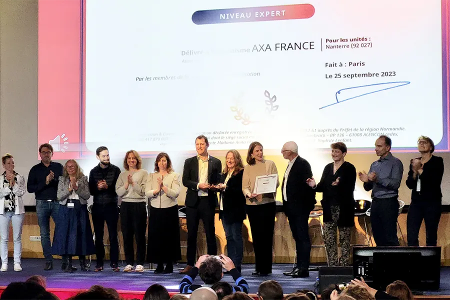 AXA France décroche le niveau expert du Label WIWO, Work in Work Out